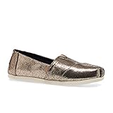 TOMS Alpargata Champagne Crackle Shimmer 8