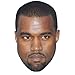 Kanye West Celebrity Mask, Card Face and Fancy Dress Mask