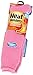 Ladies Light Pink Extra Long Thermal Heat Holders - Size Us 5-9