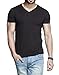 Tinted Men's Solid V-Neck Half Sleeve T-Shirt