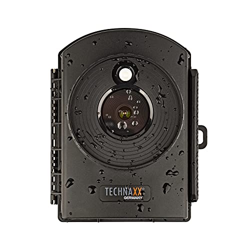 Full HD Time Lapse Camera TX-164 - Ideal for Time Lapse Recordings of constructions Sites, House Building, Plant Growth (Garden, Orchard), Outdoor Shots, Security Monitoring, etc., Black