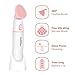 Facial Cleansing Brush, multifun Food Grade Silicone Face Brush for All Skin Types, Waterproof Electric Deep Cleansing Brush, Gentle Exfoliating and Removing Blackhead, Massaging