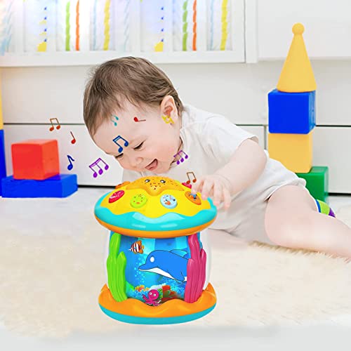 WWXICLG Baby Toys 6 to 12 Months， Light Up Musical Toys， Tummy Time