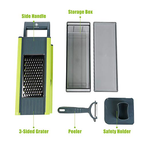 kalokelvin Handheld Box Grater Onion Food Vegetable Chopper Slicer