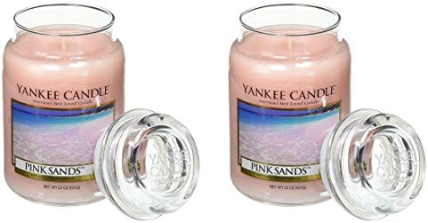 Yankee Candle Company Pink Sands hMjvBp, 2Pack (Large Jar Candle)