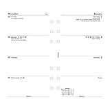 Filofax Week to View Refill for 2016 Personal/Compact Size Yearly Calendar, 6.75 x 3.75