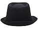 Lullaby Mens Womens Short Brim Manhattan Gangster Trilby Fedora Hat Black