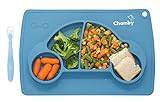 Silicone Car Placemat for Kids + Bonus Non Toxic Baby Spoon & Gift Bag - 16x