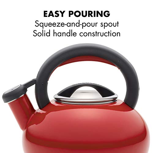 Circulon Sunrise Whistling Kettle/Stovetop Teakettle/Tea Pot, 1.5 Quart