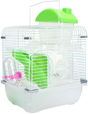 green hamster cage