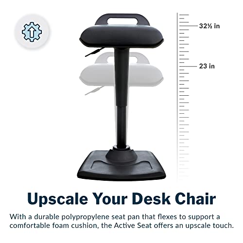 Vari Active Seat Adjustable Standing Desk Chair Ergonomic Wobble