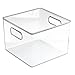 mDesign Kitchen Pantry and Cabinet Storage and Organization Bin - Pack of 4, 8