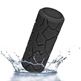 Transwin 958C Waterproof Wireless Bluetooth Speaker with Microphone - Black