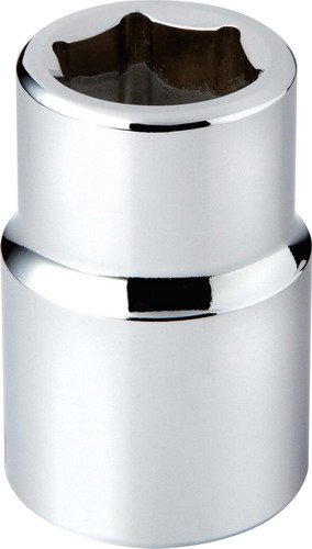 Short Socket 3/4-Inch / 6 Teeth 35 mm Chromée Brillante