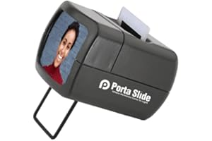 Porta Slide PS-E2 Illuminated Slide Viewer, Battery-Operated Hand Held Slide Viewer, Portable Slide Viewer, Picture Slide Vie