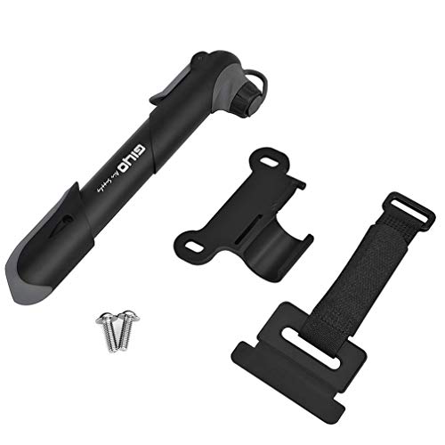 Kuke Mini Hand Air Pump for Bicycles, 140 PSI, Lightweight and Flexible, with Presta and Schrader Valves, Assembly Kit Included - Thumbnail 6