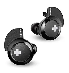 PHILIPS Bass+ SHB4385 Truly Wireless Bluetooth In Ear Earbuds with Mic (Black)