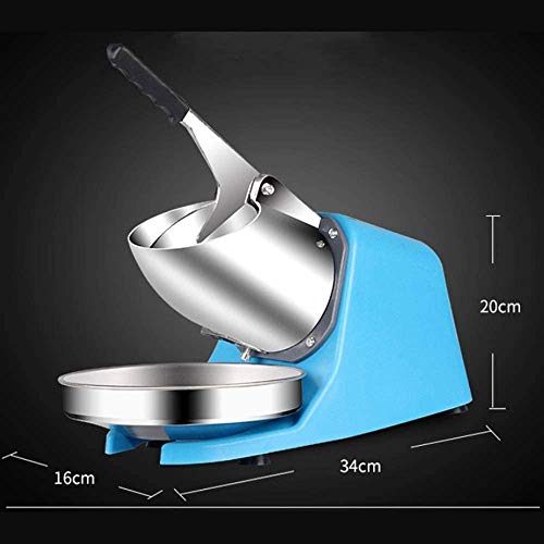 LIBOYUJU Ice Crusher Gewerbe rasierte Eismaschine Haushalts Kleine Elektro-EIS-Crusher Ice Press Milk Tea Shop Smoothies – Bild 6