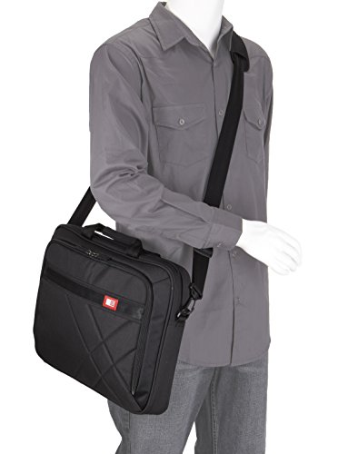 Case Logic 17-Inch Laptop and Tablet Briefcase, Black (DLC-117)
