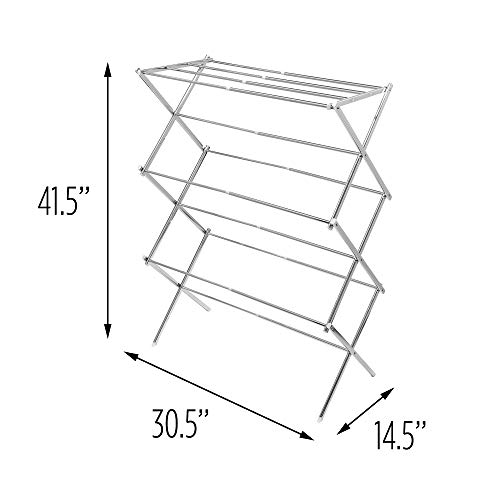 HoneyCanDo DRY03053 Expandable Steel Drying Rack, Chrome on Galleon