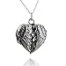 FashionJunkie4Life Sterling Silver Angel Wings Necklace, 18