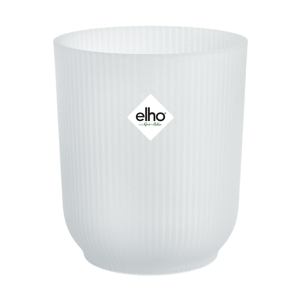 elho Vibes Fold Orchid High 12,5cm - Orchid Pot Indoor - Flower Pots Indoor - 100% Recycled Plastic - Transparent/Transparent