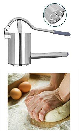 VolksRose Stainless Steel Noodle Maker, Manual Pasta Maker, Fresh Noodles Press Pasta Spaghetti Making Machine, Vegetable Fruit Juicer Kitchen Tool Accessories #4 - Thumbnail 2