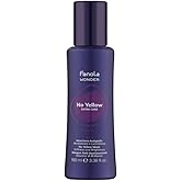 Fanola Wonder No Yellow Purple Hair Mask - Acidic pH Deep Conditioning Hair Mask for Blonde, Bleached & Grey Shades - Intense Violet Pigment Neutralizes Brassy Tones (3.38 Ounce)