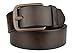 Bullko Men's Genuine Leather Belt Casual Jean Brown Belts 1 1/2