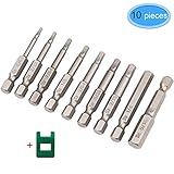 Allen Wrench Drill Bit Set,EAONE Hex Head with Magnetic Tips 2