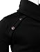 H2H Mens Casual Regular Fit Button Down Knitted Pullover Sweaters Black US S/Asia M (CMTTL065)