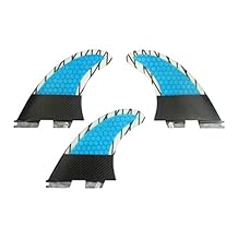 Aletas para Tabla de Surf de Fibra de Vidrio Honeycomb G5 Performance Core Thruster