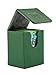 Flip Deck Case 80+ XenoSkin Standard Size Green Card Game