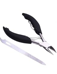 Toenail Clipper for Ingrown or Thick Nails- Toenails Trimmer and Professional Podiatrist Toenail Nipper for Seniors with Surgical Stainless Steel Super Sharp Blades Lighter Soft Handle