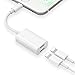 SM Products iPhone Adapter Splitters - 2 In 1 Lightning Charger And Headphone Dongles - Supports Apple Iphone X/8+/8/7+/7/6s+/6s/6+/6 Compatible With IOS11 And Earlier - 2 ADAPTERS IN EACH BOX