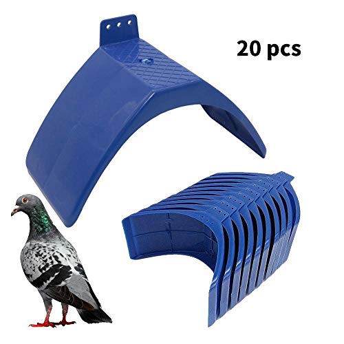 Fewao 20Pcs Dove Rest Stand,Lightweight and Durable Plastic Pigeons Rest Stand Bird Pigeon Stand Support Accessories for Pigeon,Dove and Other Birds