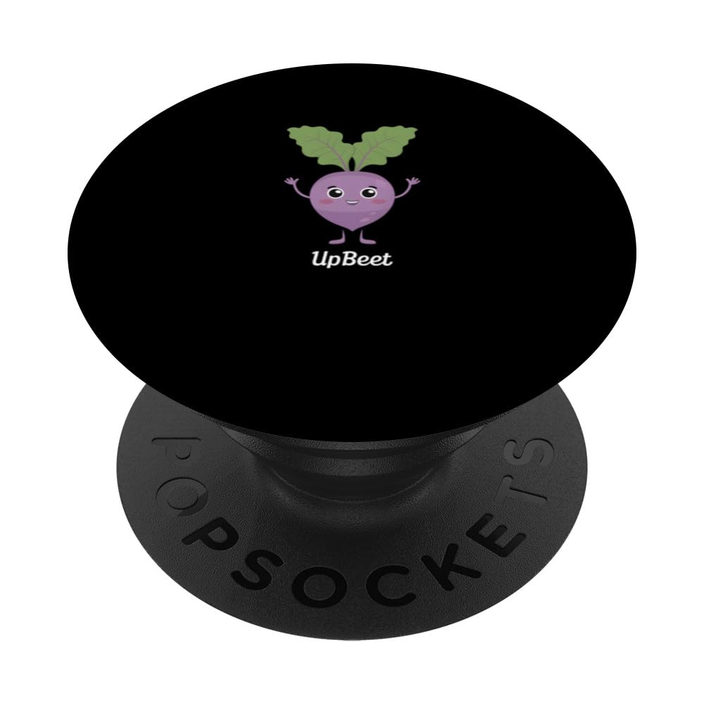 Up Beet Funny Beetroot Pun Design PopSockets Swappable PopGrip