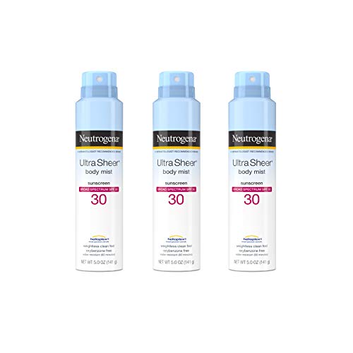 Neutrogena Ultra Sheer Body Mist Sunscreen Spray