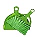 GAMLI Broom and Dustpan Combo Set - Rotatable Wisp Cleaning for Kitchen Floor, Indoor, Hardwood Floors, Industrial, Lobby. Adjustable Broom Pole, Windproof Dustpan - Free Broom Holder