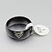 Acupress 8mm Band Ring Unisex Size 6-12 Stainless Steel Men's Titanium Superman Superhero