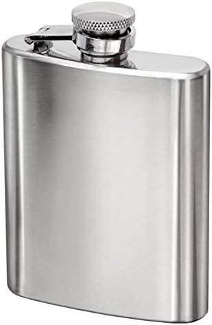 Hip Flask 8oz Stainless Steel by T0PDEALSUK Pocket Flask for Spirits Liquor Alcohol Whiskey Vodka