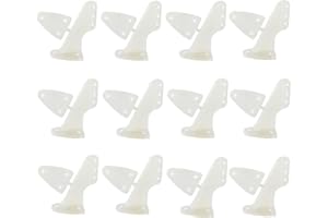 12Sets Nylon Control Horns 3 Holes Positions L20×W14×H29mm Control Horn for RC Airplane KT Model Plane Parts Accessories with