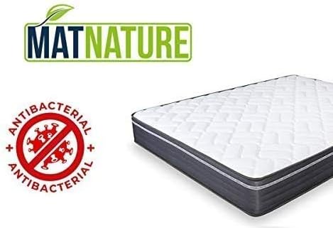 | MatFoam | Colchón Viscosoft Reversible | Firme e Indeformable | Altura 21 cm | Muy Transpirable Antibacterial | Óptima Termoregulación | Tejido Antideslizante (135 x 190 cm) — foto 2 de 7