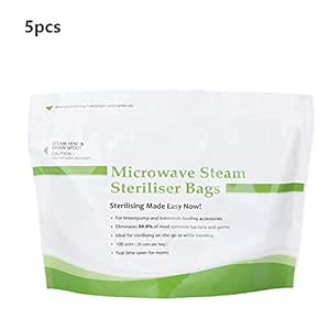 Bolsa de esterilización de 5 piezas, boquilla para biberón ...