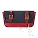 TOURBON Canvas Cycling Bike Bicycle Handlebar Bag Top Tube Pouch - Blue