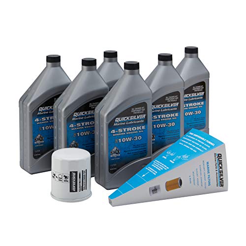 thumbnail image 2 of Quicksilver 4-Stroke Oil Change Kit - Complete Package For Yamaha Outboard Engines F30-F300 2 of 14