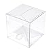 3x3x3 Clear Gift Boxes | Clear Plastic Boxes for Holiday Christmas Weddings Parties | Square Cube Party Favor Boxes for Gifts Candy Cookies Cupcakes | ClearBags Food Safe PLB58 | 25 Boxes
