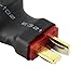 KCRTEK EC5 Femal to Deans T Male Plugs Conversion Adapter, 3PCS EC5 Female to Male T Deans Adapter RC LiPo Battery Connectors