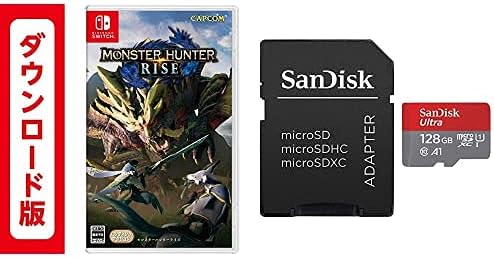Amazon Co Jp モンスターハンター ライズ オンラインコード版 サンディスク Microsd 128gb ゲーム