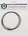Cable Rings Stainless Steel Wire Vinyl Color Coated 12 inch long Luggage - 6 Different Colors